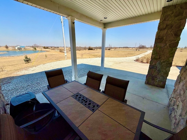 view of patio / terrace with outdoor dining area