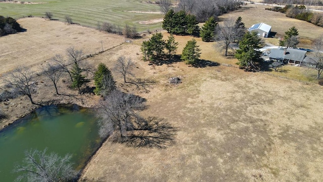 drone / aerial view featuring a rural view