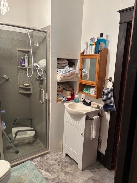 502 N Main St, Linneus, MO 64653 - full bathroom with vanity and a shower stall