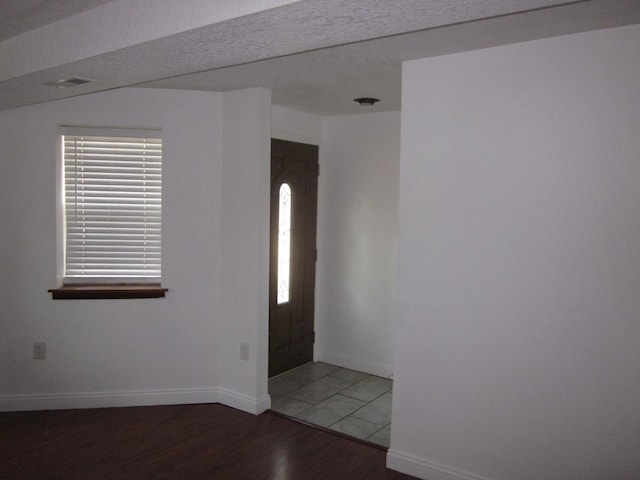 foyer with hardwood / wood-style flooring