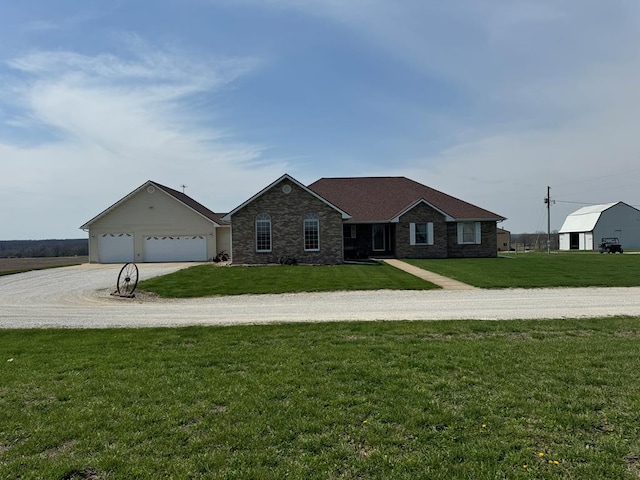 14695 Motter Hill Rd, Kirksville, MO 63501 - single story home featuring a front yard and driveway