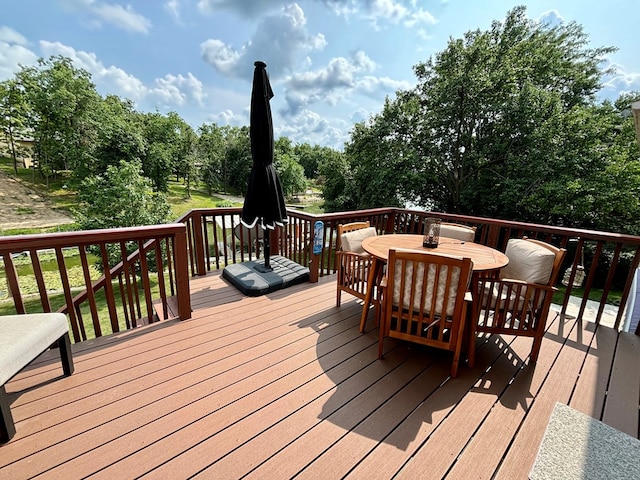 view of deck