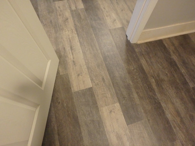 details with hardwood / wood-style flooring