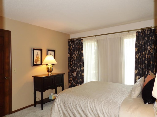 bedroom with carpet flooring