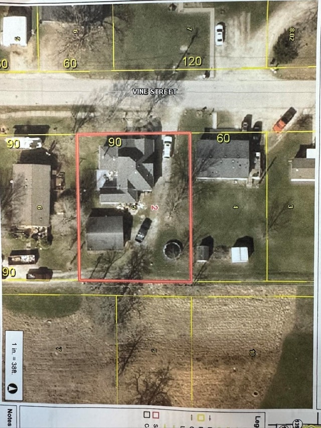 228 S Vine St, Milan, MO 63556 - map of property location
