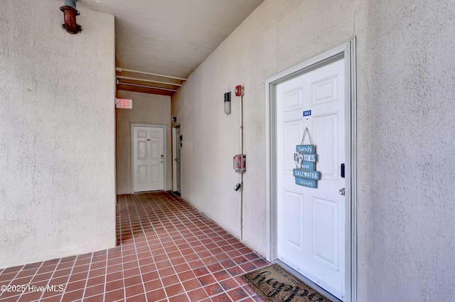 view of exterior entry