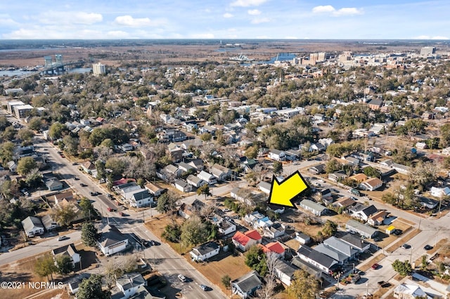 view of aerial view