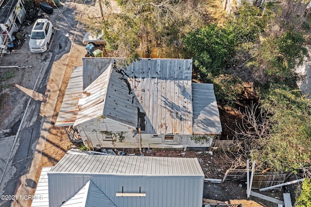 view of aerial view