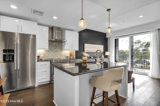 interior space featuring crown molding, baseboards, light wood-type flooring, beamed ceiling, and coffered ceiling
