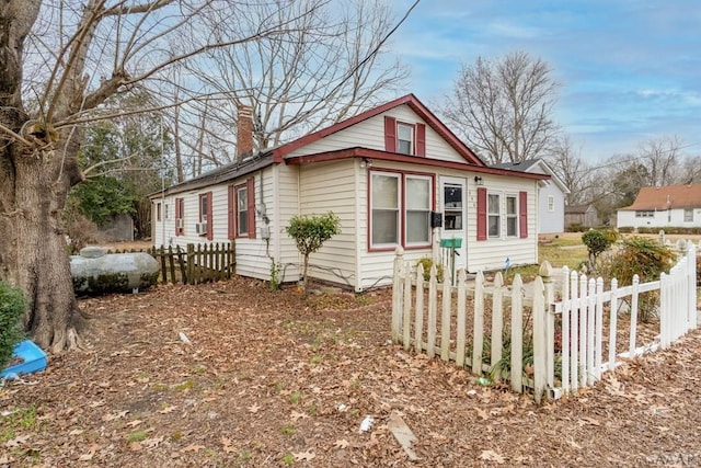 view of bungalow