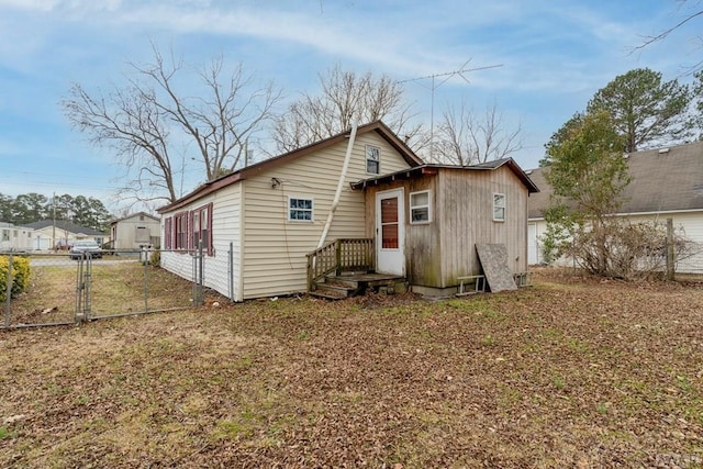 view of rear view of property