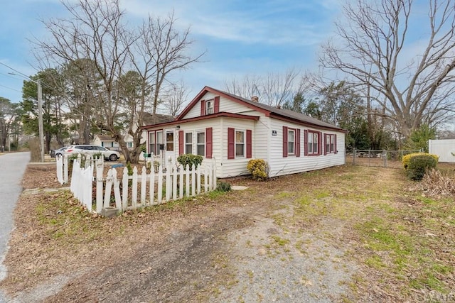 view of front of property