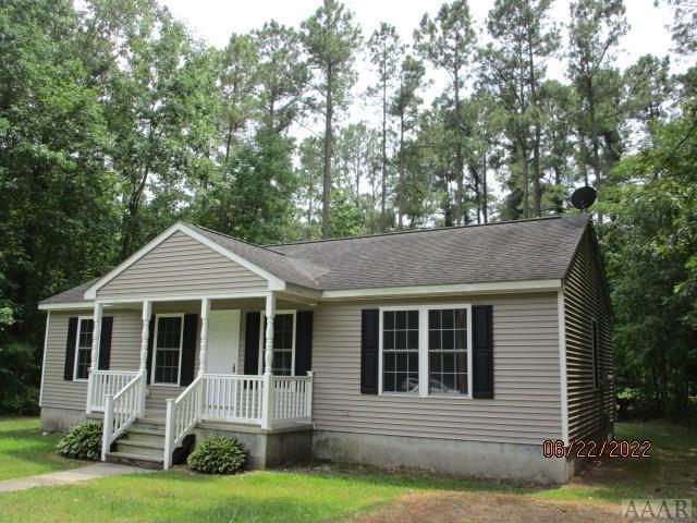 view of front of home with a porch