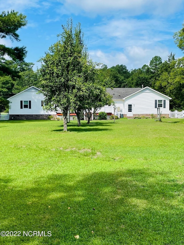 view of yard