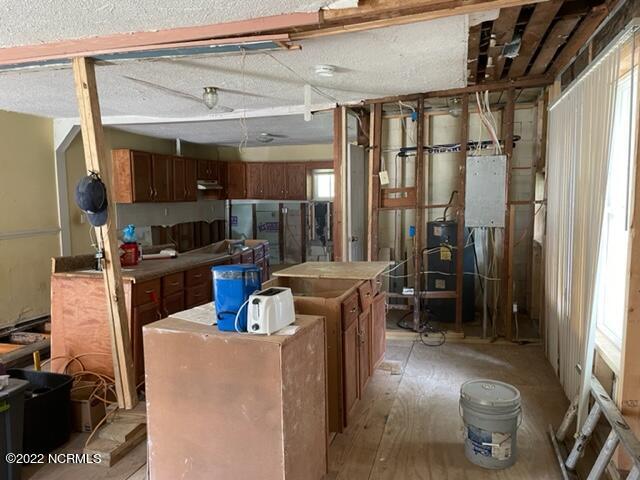 304 E Academy St, Robersonville, NC 27871 - interior space featuring a textured ceiling