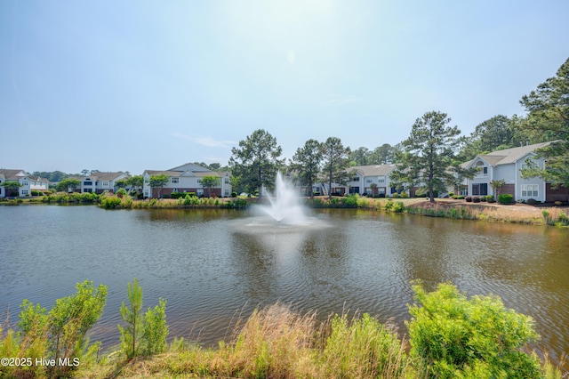 water view with nearby suburban area