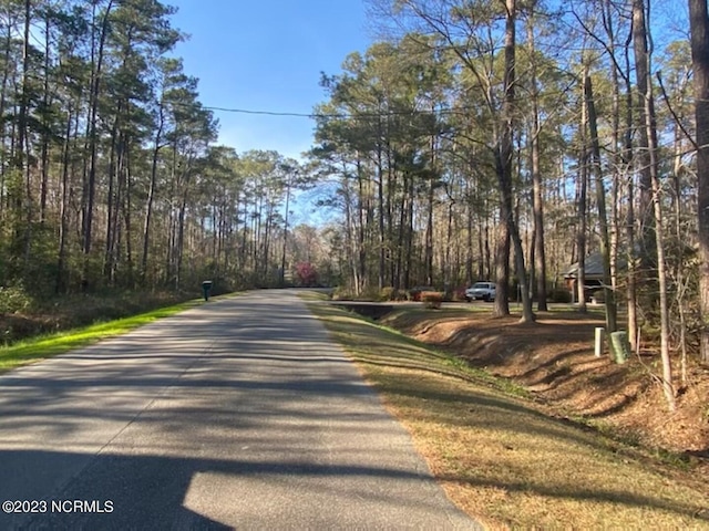 view of road