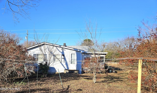 view of side of property