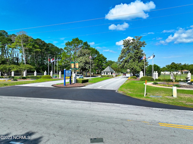 view of road