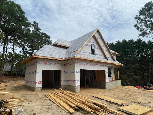 view of property in mid-construction