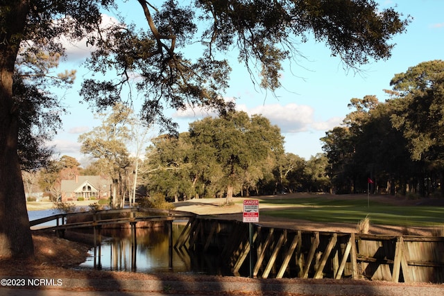 2090 Greenside Manor Dr Unit L-39, Ocean Isle Beach, NC 28469 - surrounding community featuring view of wooded area and a water view