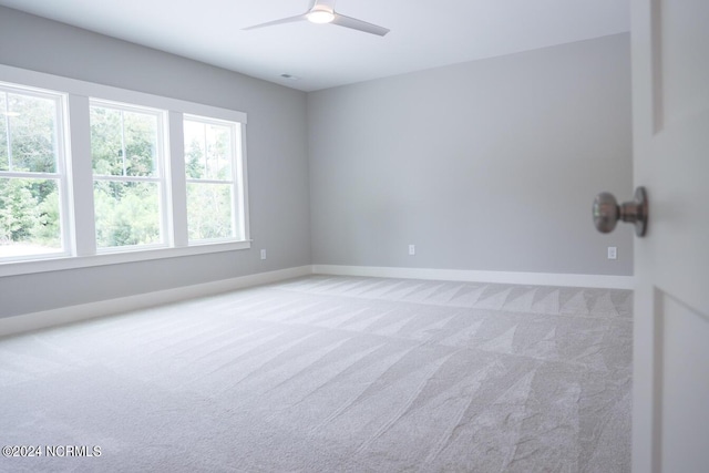 235 Weathersbee Dr, Hampstead, NC 28443 - carpeted empty room with baseboards and ceiling fan