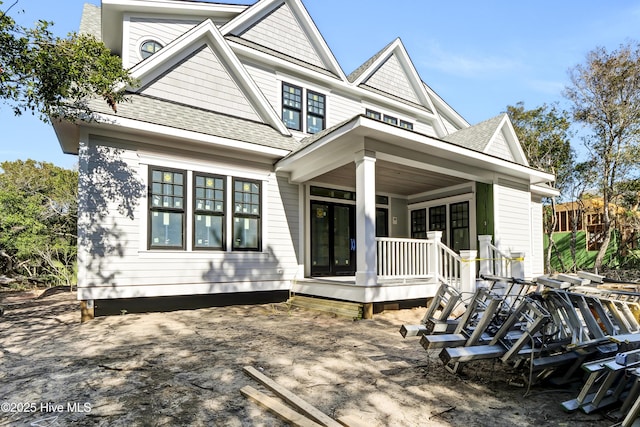 view of front facade with a porch