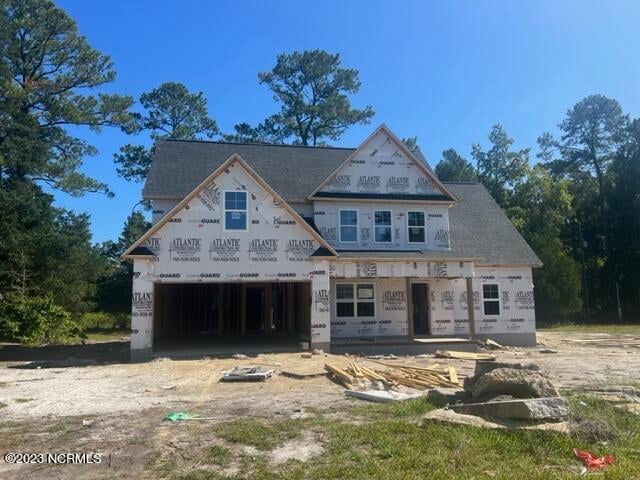 view of unfinished property