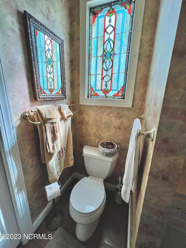 bathroom with toilet