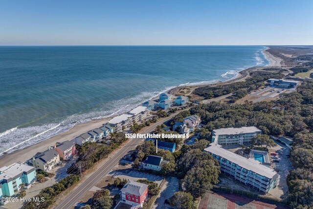 1350 S Fort Fisher Blvd, Kure Beach, NC 28449 - bird's eye view of extended coastline