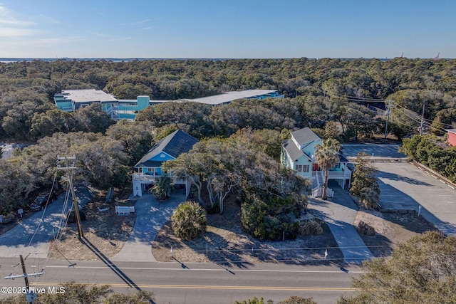 1350 S Fort Fisher Blvd, Kure Beach, NC 28449 - view of subject property featuring a forest