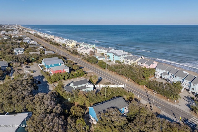 1350 S Fort Fisher Blvd, Kure Beach, NC 28449 - aerial view of property's location featuring expansive coastline