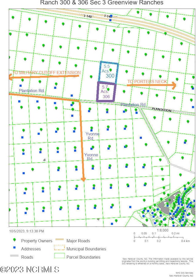 300 Plantation Rd E, Wilmington NC, 28411 land for sale