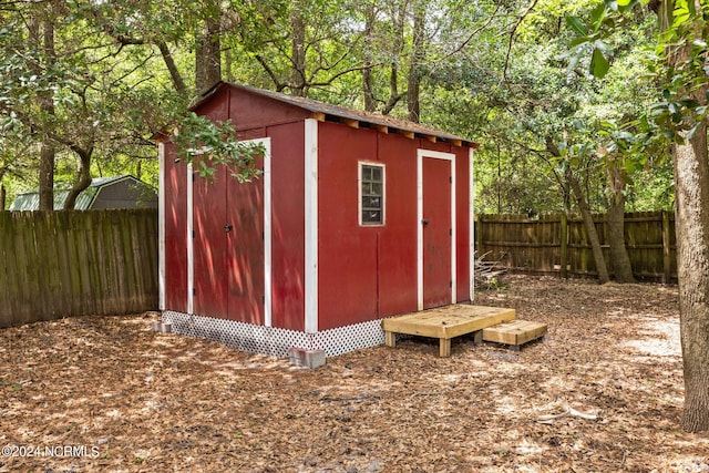 view of outbuilding