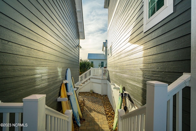 view of side of property