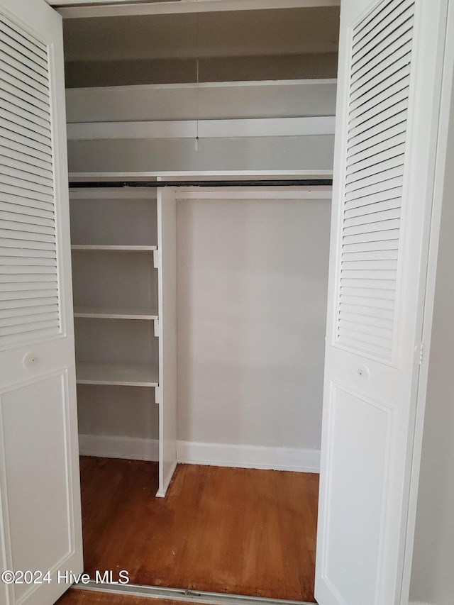 view of closet