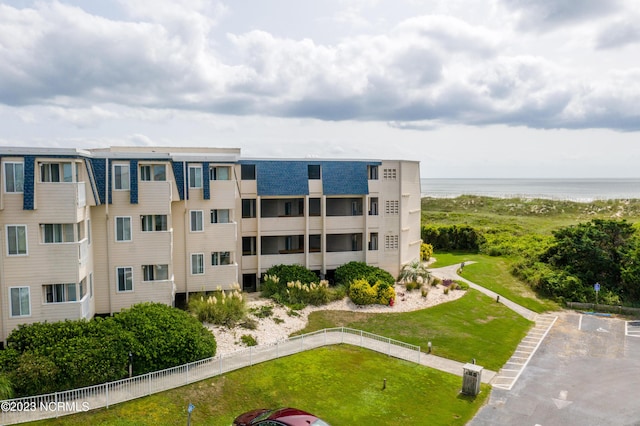 view of property featuring a water view