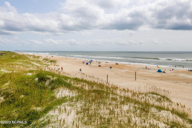 water view featuring a view of the beach