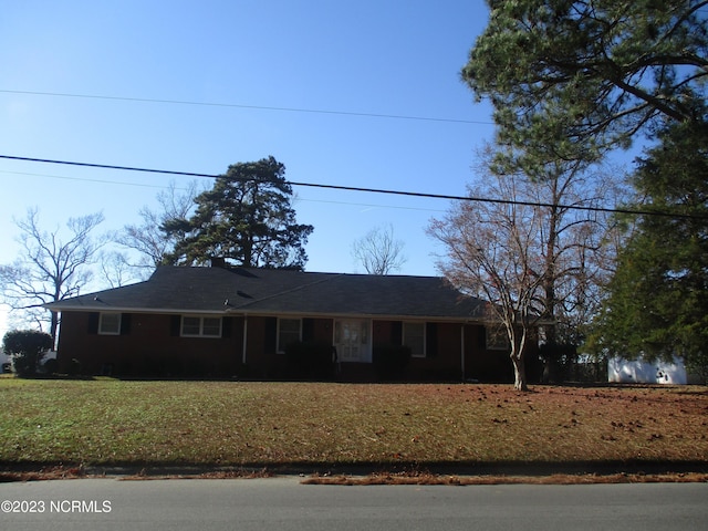 view of ranch-style home