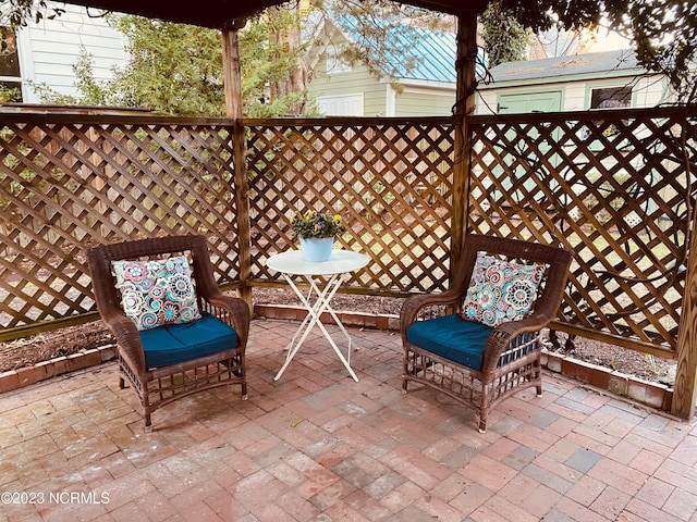 view of patio