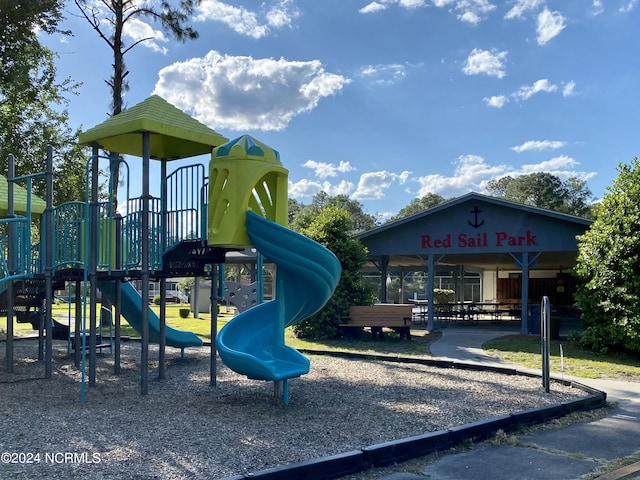 view of communal playground