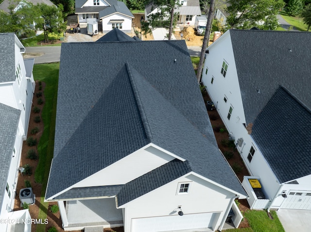 exterior details with central air condition unit