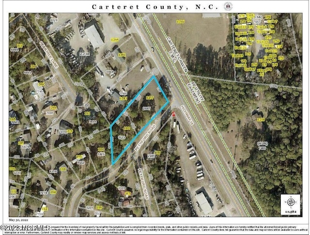 1277 Hwy 58 Unit 1 & 2, Peletier NC, 28584 land for sale