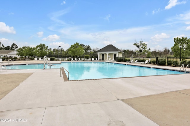 view of pool