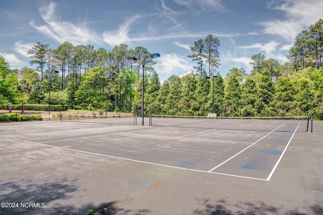 view of sport court