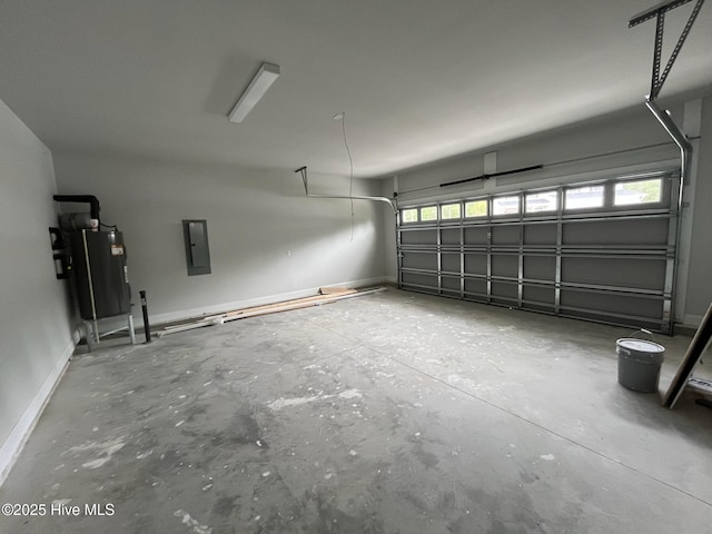 1224 Mandevilla Dr SE, Bolivia, NC 28422 - garage with electric panel, water heater, and baseboards