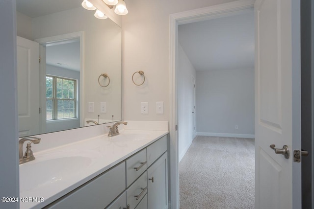 1224 Mandevilla Dr SE, Bolivia, NC 28422 - full bathroom featuring double vanity and baseboards