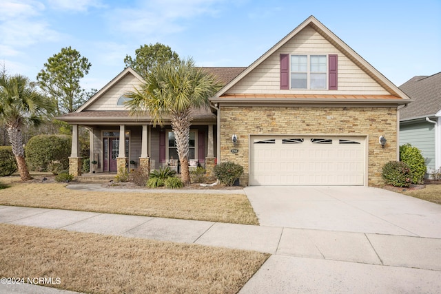 view of front of home featuring a porch