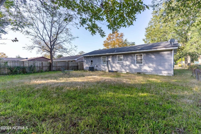 view of back of property