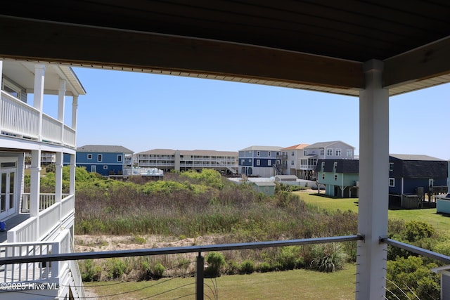 exterior space featuring a residential view